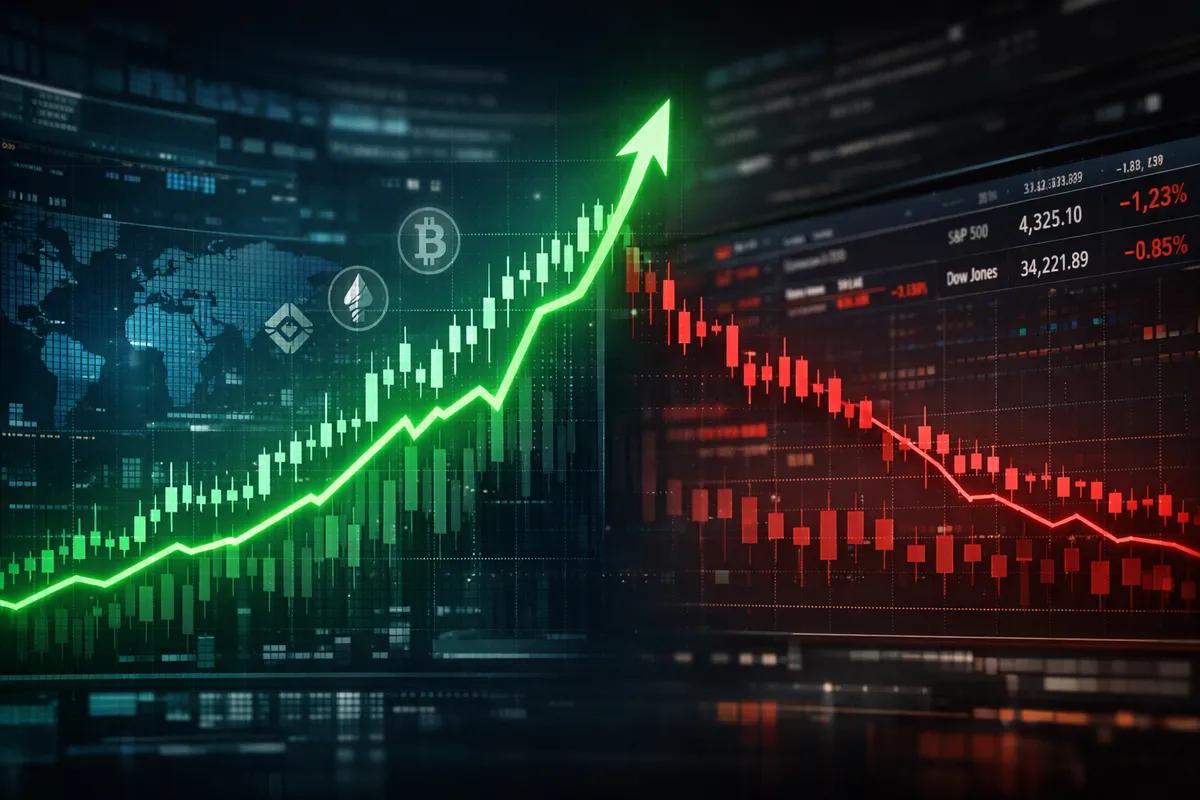 Krypto överträffar den amerikanska aktiemarknaden
