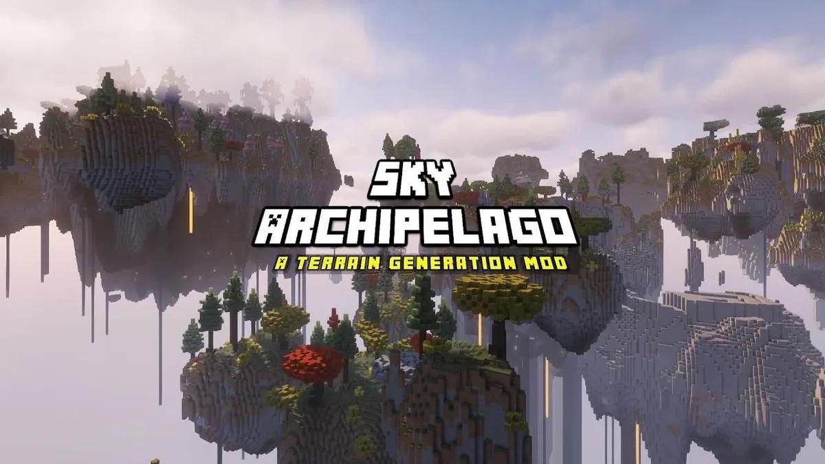 Minecraft får en massiv flytande övärld med Sky Archipelago Mod