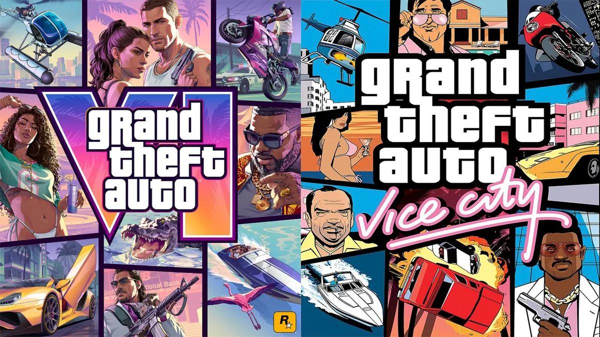 Fans märker likheter mellan GTA 6 och GTA: Vice City-omslag