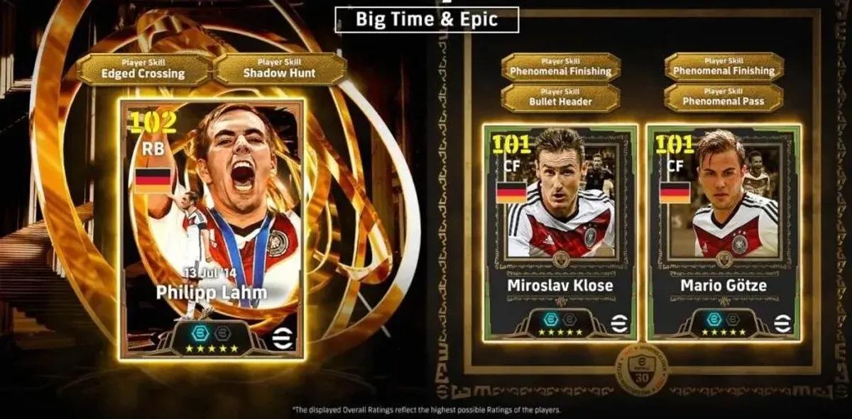eFootball 2026 utökas med ”Germany 2014 Epic Pack” med Klose och Götze