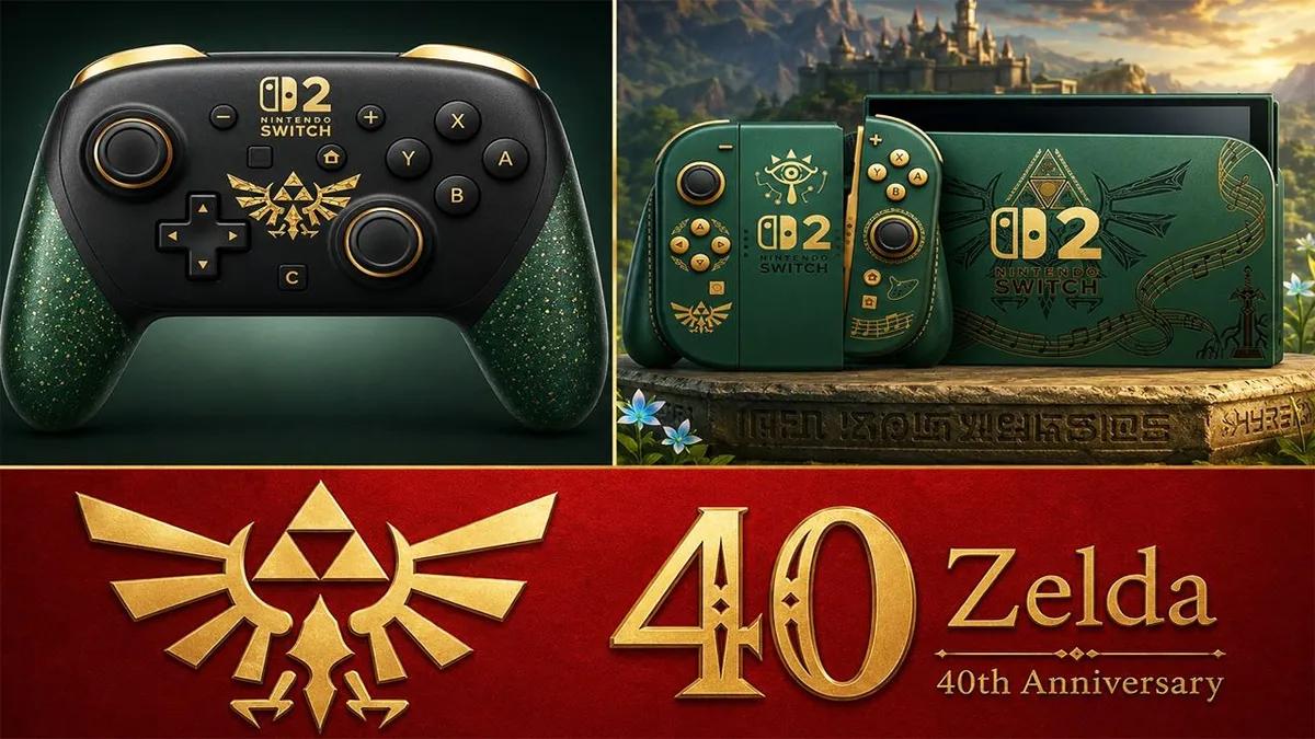 Nintendo planerar att släppa en specialutgåva av Switch 2 och Pro Controller i samband med 40-årsjubileet av The Legend of Zelda