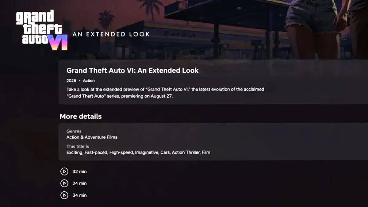 Grand Theft Auto VI: En utökad titt – enligt rykten ska serien bestå av tre avsnitt på Netflix