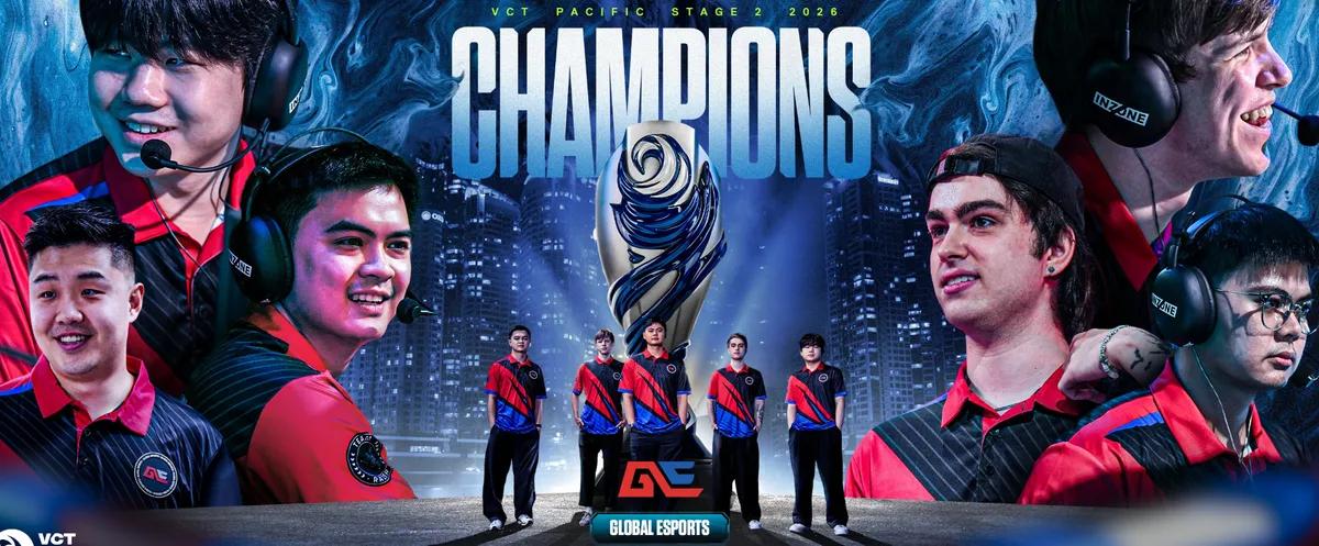 Global Esports utses till mästare i VCT 2026: Pacific, etapp 2