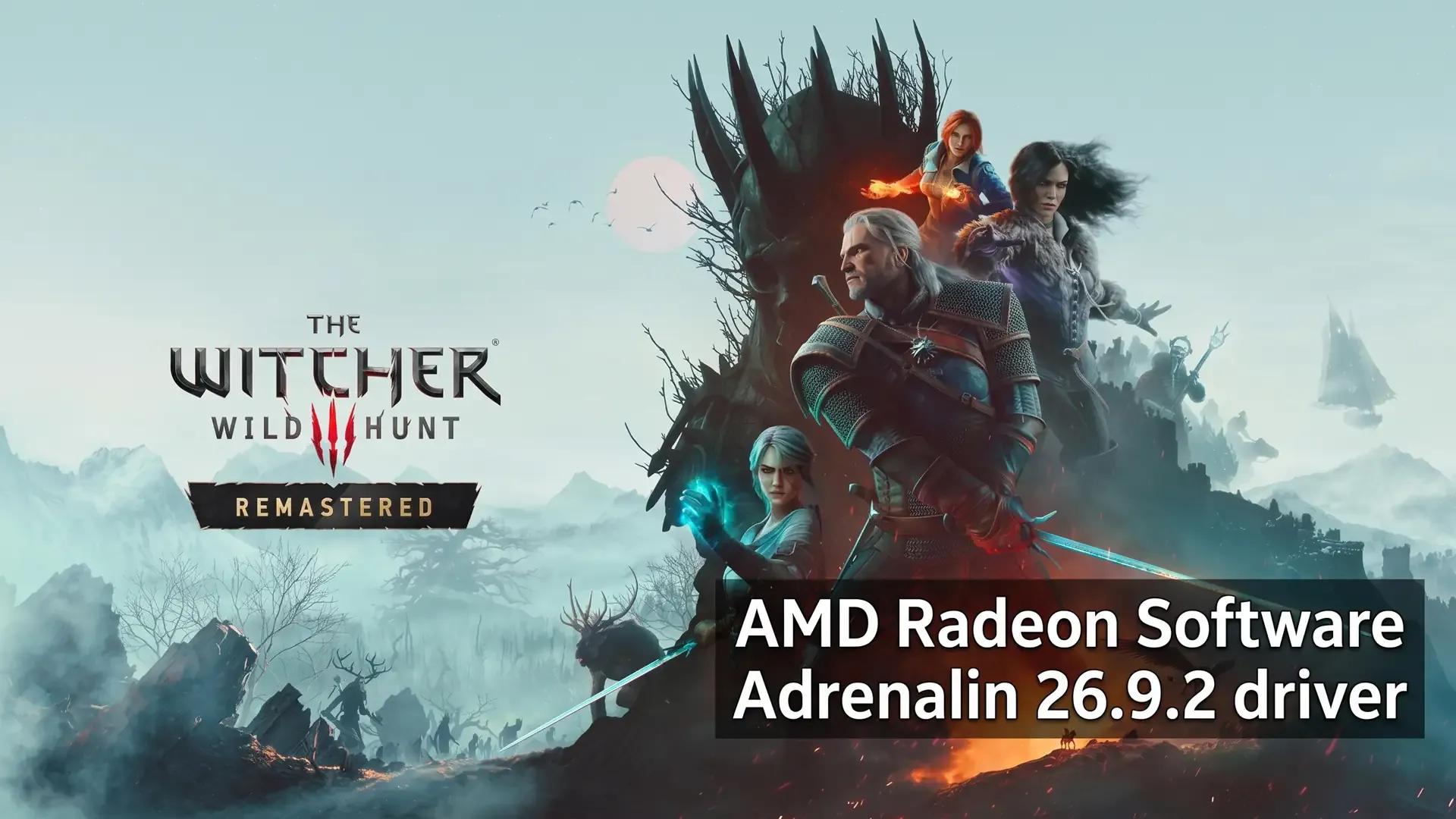 AMD släpper drivrutin för The Witcher 3 Remastered efter Radeon-problem