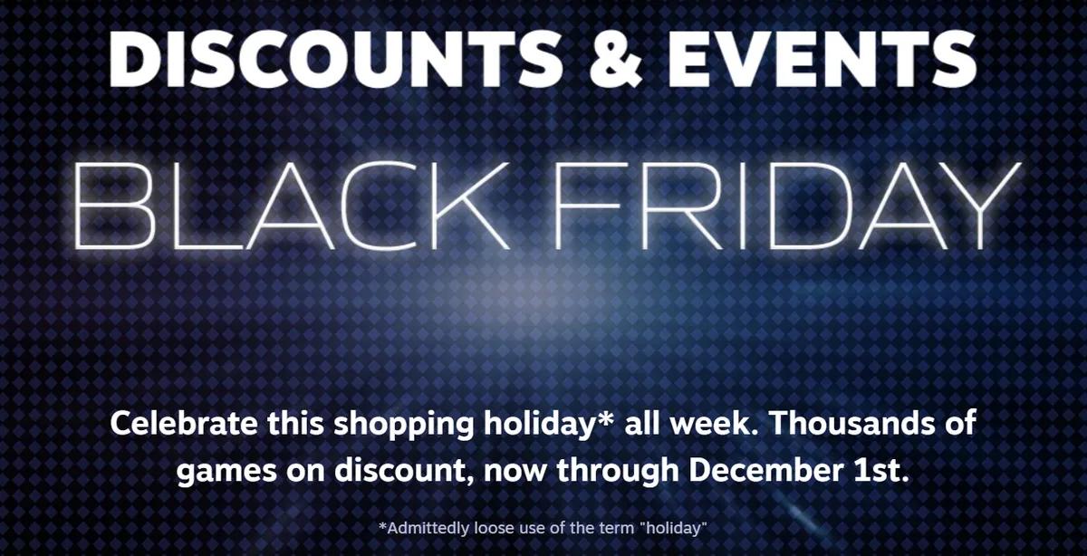 Steam öppnar sin första Black Friday-rea med fokus på nya utgåvor och hårdvara