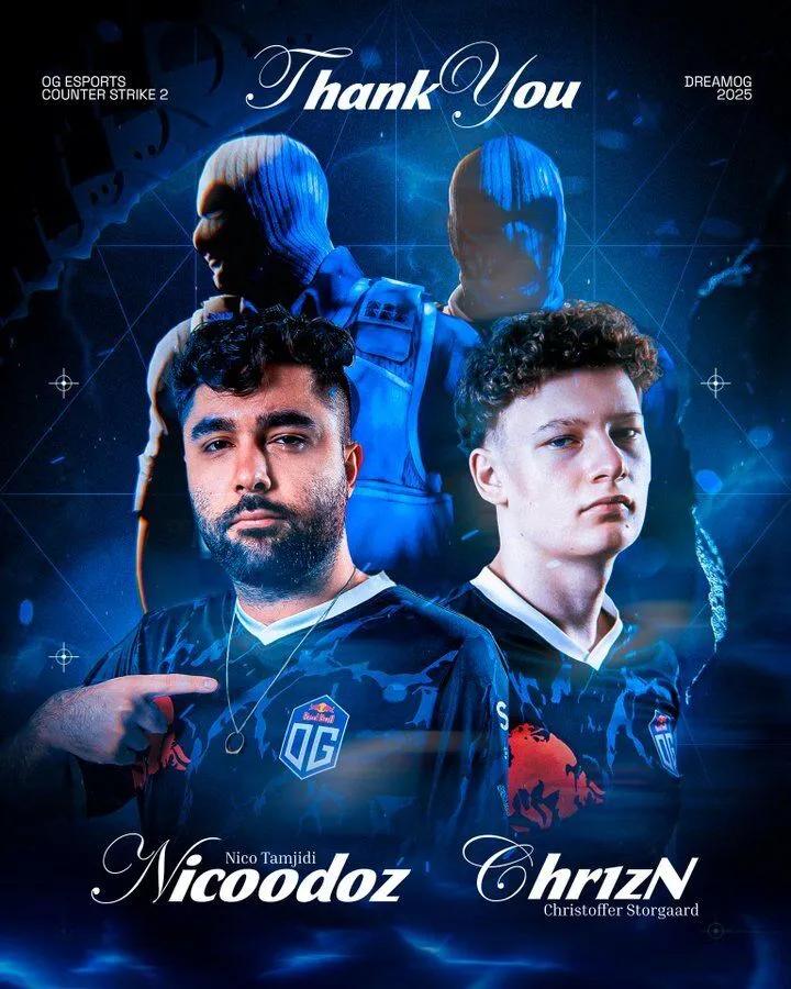 OG-bänk Två CS-spelare