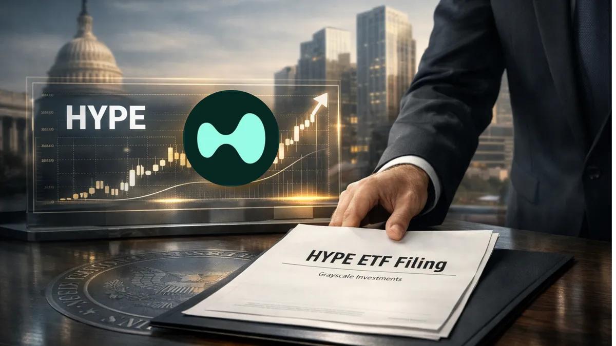 Gråskalefiler med SEC för Spot HYPE ETF på Hyperliquid Token