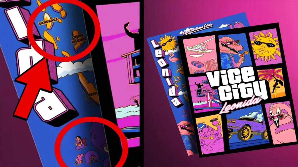 GTA 6 Collector's Edition avslöjade av misstag en del av spelets karta