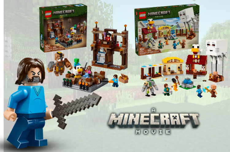 Lego Unveils New Minecraft Movie Sets Ahead of Film Release 1