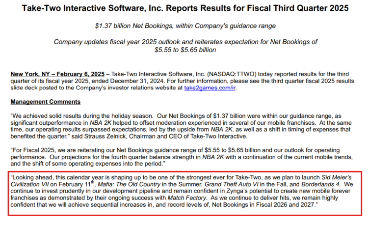 GTA 6 Confirmed for Fall 2025 Release in Take-Two’s Latest Report 1