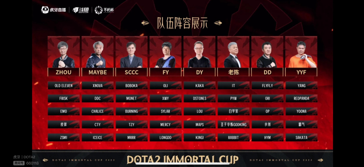 Dota 2 Immortal Cup Announced in China — Former Pros Return for Star-Studded Show Tournament 1