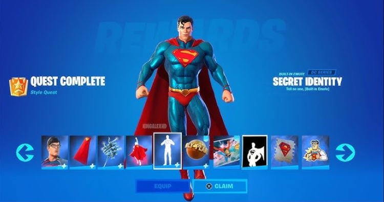 Fortnite Leak antyder på ny Superman Skin och Mythic Ability 1