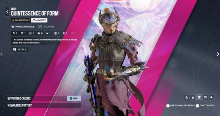 Valkyrie Paragon Bundle markerar den första mytiska uppsättningen i Rainbow Six Siege 1