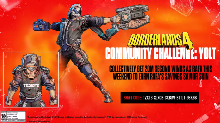 Borderlands 4: Free Rafa “Savings Savior” Skin Unlocked via SHiFT Code 1