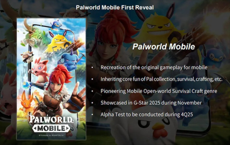 Palworld Mobile Set for Alpha Test and Public Debut at G-STAR 2025 1