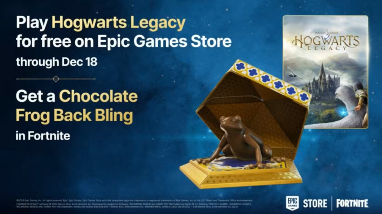 Fortnite x Harry Potter Is Official — Get the Free Chocolate Frog Back Bling 1
