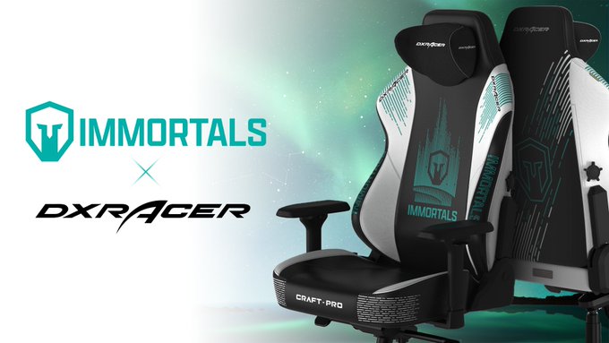 Immortals tecknade ett treårskontrakt med DXRacer. Photo 1